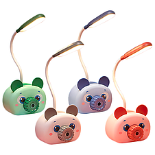 Дитяча настільна USB лампа A38-1 (з підставкою для ручок та точилкою для олівців) EL-2178 (237), фото 2