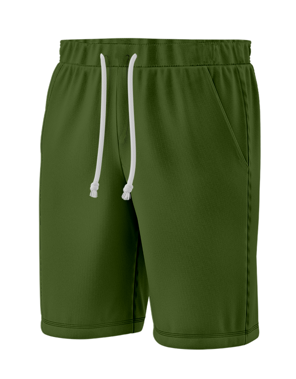 Дитячі шорти для хлопчика з кишенями однотонні хакі, 3-16 років, фото 1