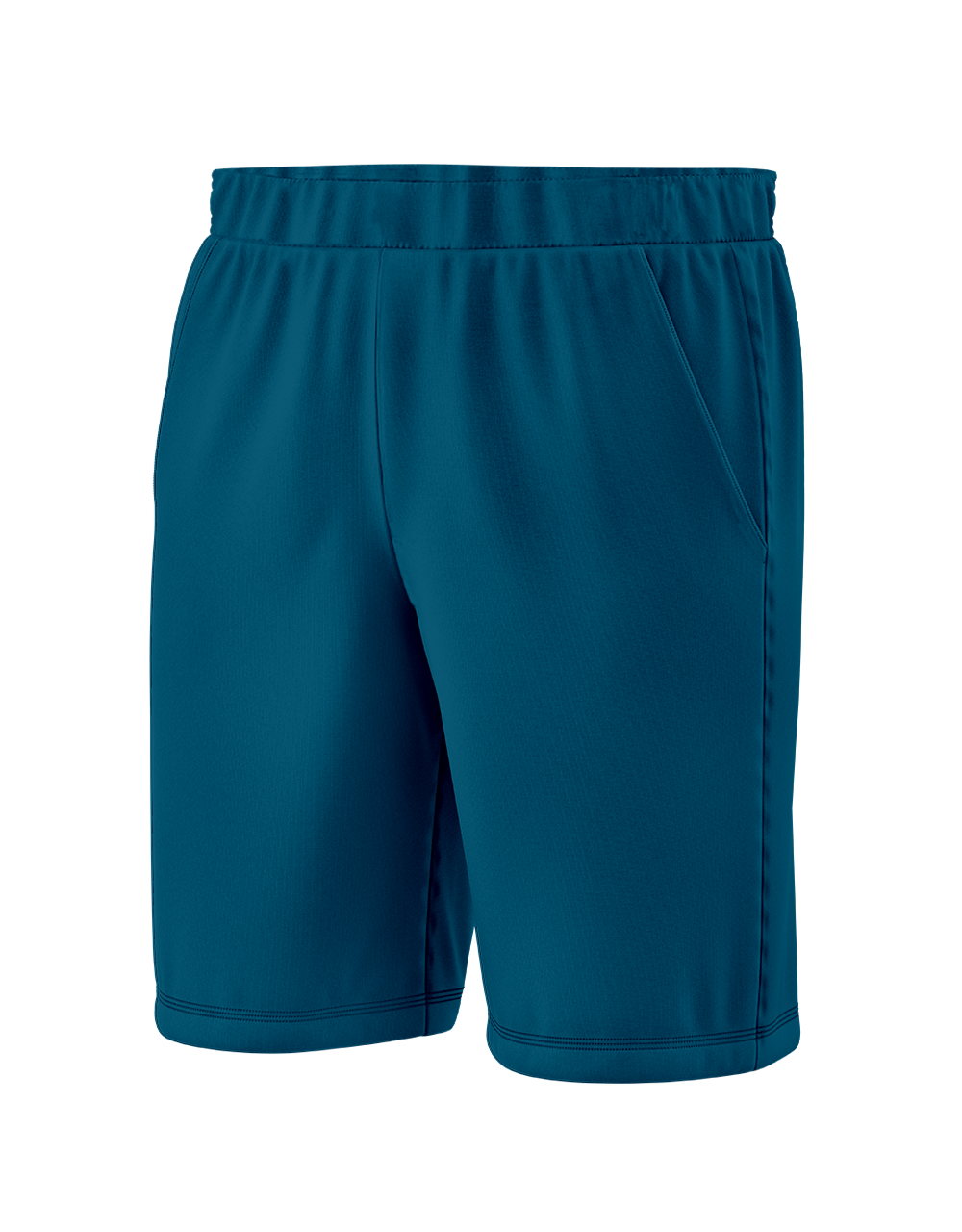 Дитячі шорти трикотажні однотонні сині, 3-16 років, фото 1