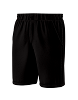 Дитячі шорти трикотажні однотонні чорні, 3-16 років