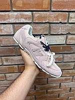 Рожеві замшеві жіночі кросівки New Balance 530 x Miu Miu Pink Blue Laces Демісезонні Нью Беланс