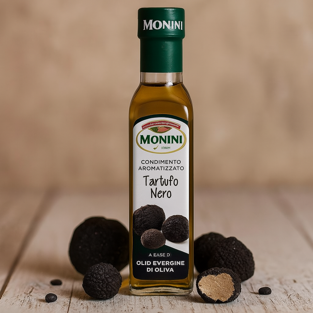 Оливкова олія Monini з чорними трюфелями 250 мл Італія, фото 1