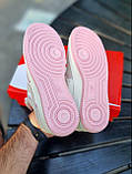 Рожеві жіночі шкіряні кросівки Nike Air Force 1 Low ʼValentine’s Day Демісезонні кросівки Найк Аір Форс 1, фото 2