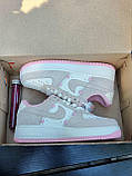 Рожеві жіночі шкіряні кросівки Nike Air Force 1 Low ʼValentine’s Day Демісезонні кросівки Найк Аір Форс 1, фото 10