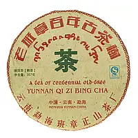 Чай Шу Пуер «Лао Бан Чжан Гу Шу Ча» Столітнє Дерево 2007 рік, млинець 357 г