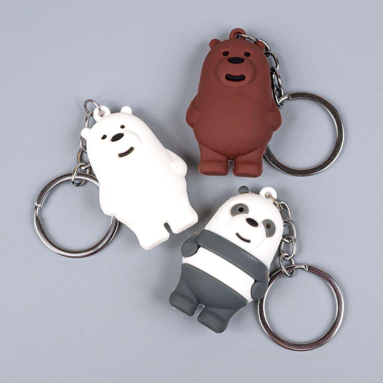 Гумовий брелок Ведмедики №2, 12 шт в упаковці