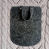 Клапан для рюкзака "Пташки". Колір "Сірий"., фото 2