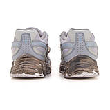 Сірі шкіряні жіночі кросівки Nike Initiator Grey Custom Демісезонні кросівки Найк, фото 4