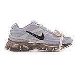 Сірі шкіряні жіночі кросівки Nike Initiator Grey Custom Демісезонні кросівки Найк, фото 9