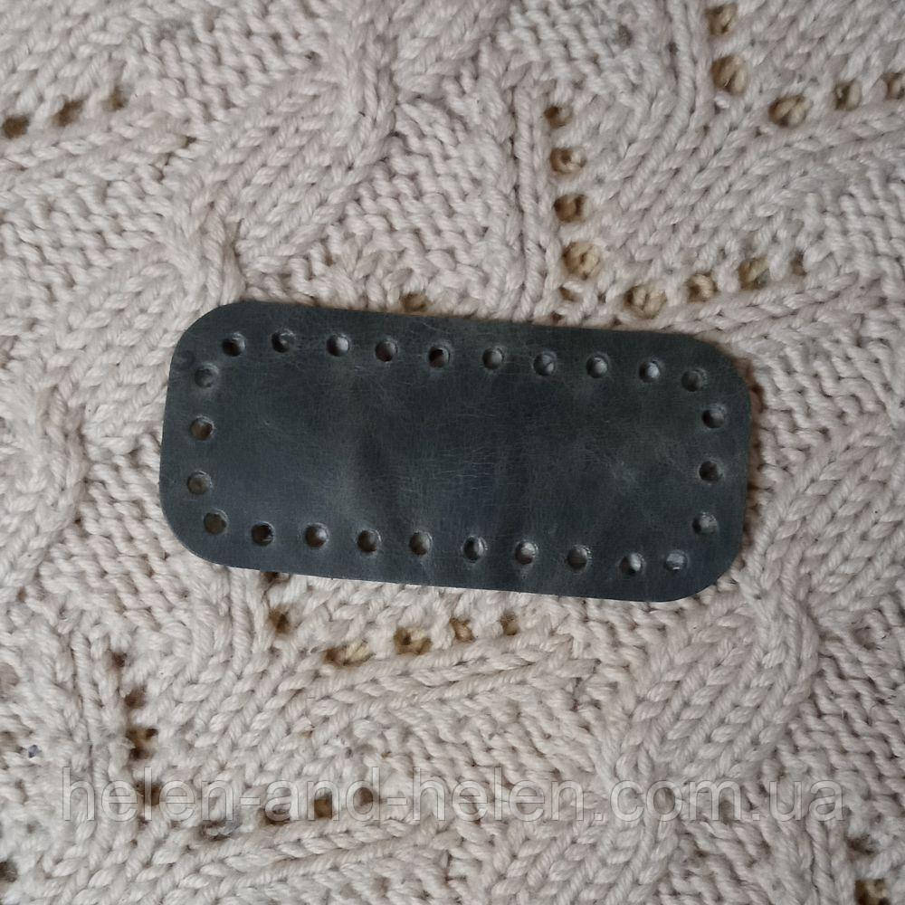 Денце для в'язаних міні сумочок. Колір «Сірий», фото 1