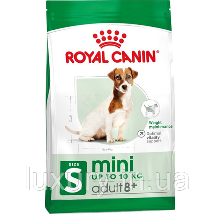 Корм для дорослих собак ROYAL CANIN MINI ADULT 8+ 0.8 кг, фото 1
