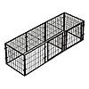 Металевий складний вольєр для домашніх тварин Springos 180 x 60 x 60 см Чорний, фото 3
