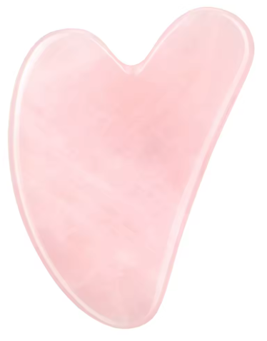 Нова натуральна масажна дошка Gua Sha з рожевого каменю для обличчя, шиї, спини та тіла