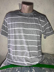 Футболка чоловіча в смужку (меланж)
