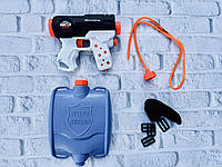 Електричний водний бластер Sigao з резервуаром для дітей для літніх ігор на пляжі та басейні