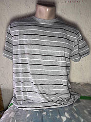 Футболка чоловіча в смужку (меланж)