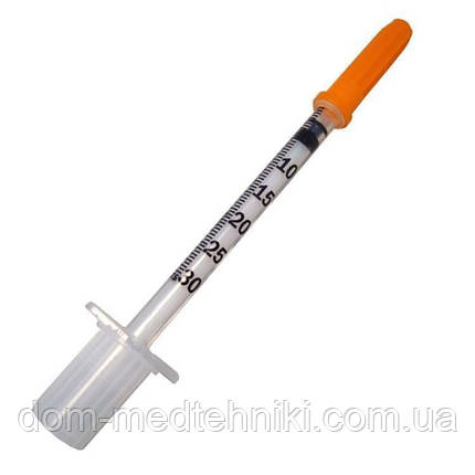Шприци інсулінові Мікро-Файн Плюс Демі / Micro-fine Plus Demi U-100/0,3 мл із голкою 31G (0.25мм*6мм), 50 шт., фото 3