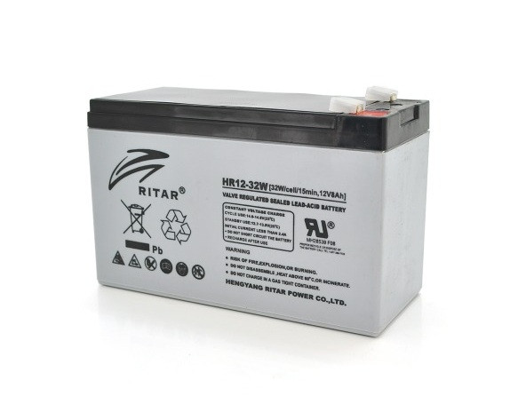 Акумулятор ДБЖ 12 В, вольт, V, 8 Ah, AH, Ампер годин, для UPS, Пристрій безперебійного живлення