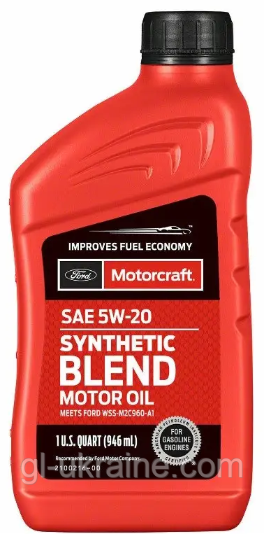 Моторна олива Ford Motorcraft Synthetic Blend 5W-20, 946мл (XO-5W20-Q1SP)