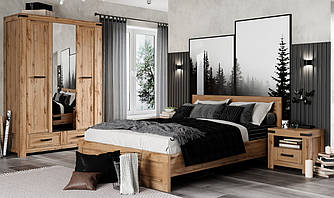 Спальня Мортіз МДФ Дуб Вотан Меблі Сервіс