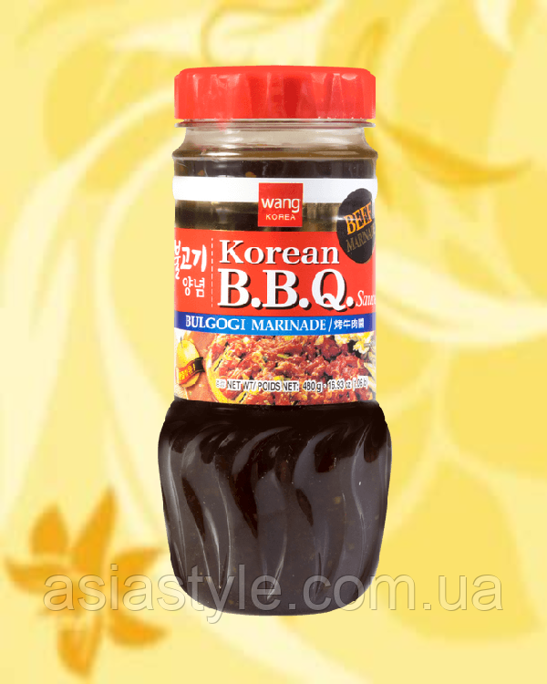 Соус-маринад для телятини, Соус-маринад для телятини, Marinade sauce for veal, Wang Korea, 480 г, Корея, Ч