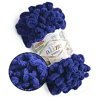 Пряжа Alize Puffy  Королівський синій №360