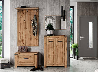 Передпокій Мортіз 160 МДФ Дуб Вотан Меблі Сервіс