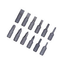 Викрутка бітами 12 шт CrV тріскаточна (блістер) з, фото 4