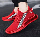 Червоні спортивні кросівки сітка для занять спортом AIR 40р. (устілка — 24,5 см), фото 2