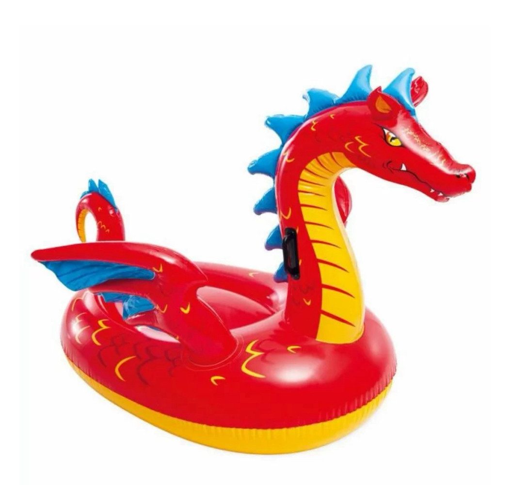 Надувний матрац дракон для плавання Intex, фото 1