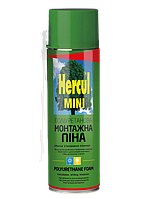 Багатоцільова поліуретанова всесезонна монтажна піна HERCUL MINI 300 ml