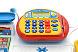 Ігровий набір Супермаркет 7019 з касою, сканером, вагами, терміналом, грошима, карткою, фото 4