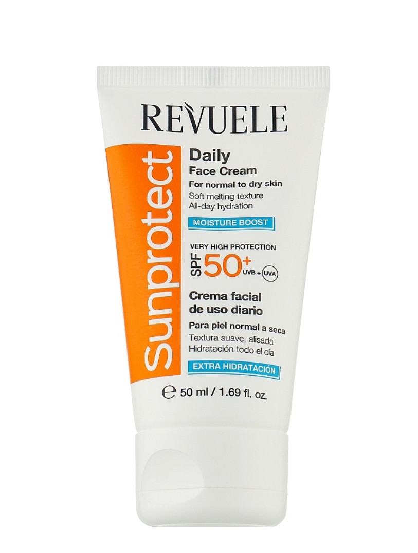 Сонцезахисний крем Revuele для обличчя зволожувальний, фото 1