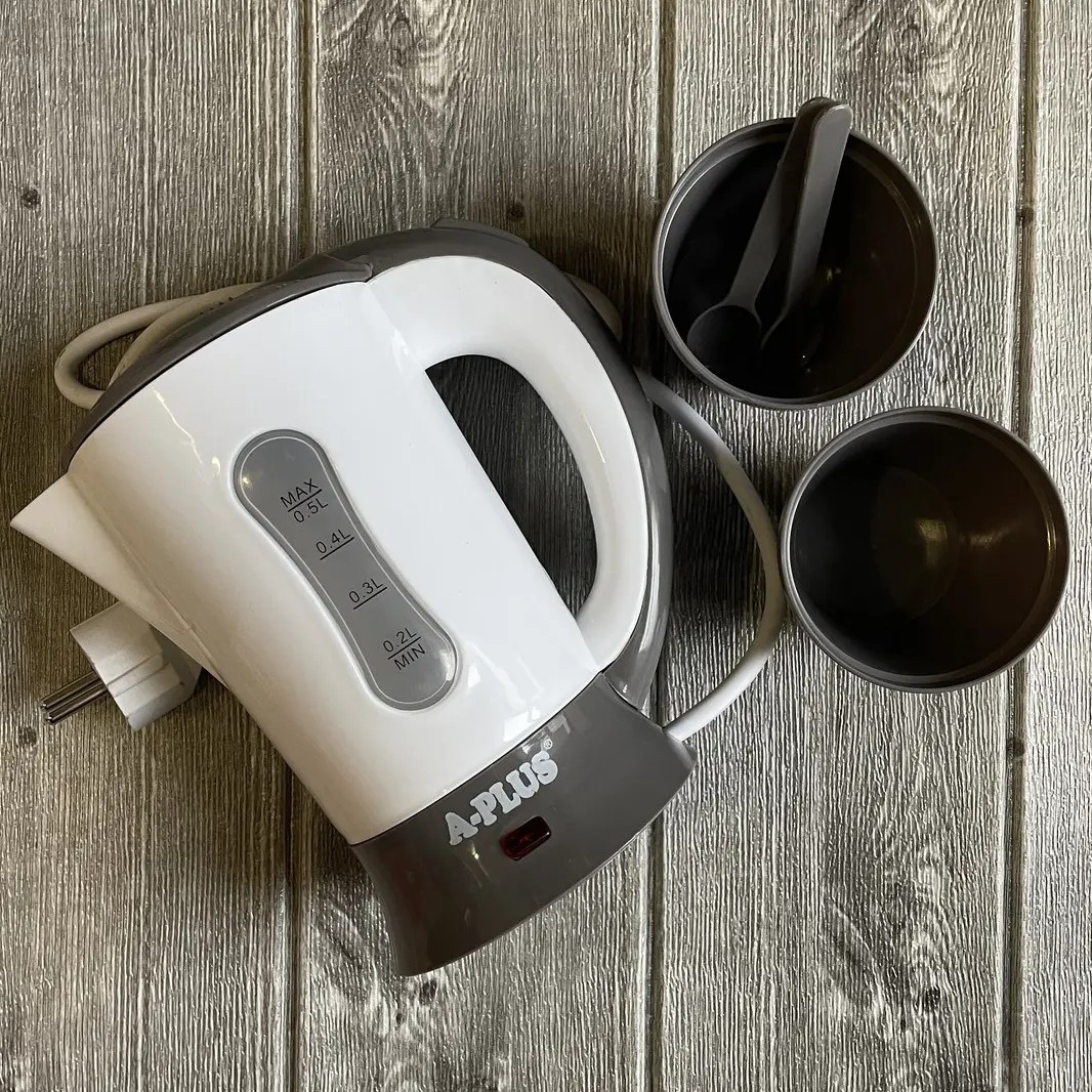 Електрочайник портативний компактних розмірів в дорогу, фото 1