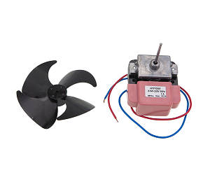 Вентилятор No Frost для холодильников Bosch, Siemens, Beko (SKL MTF705RF, 8.5W, вал 41 мм) + крильчатка.