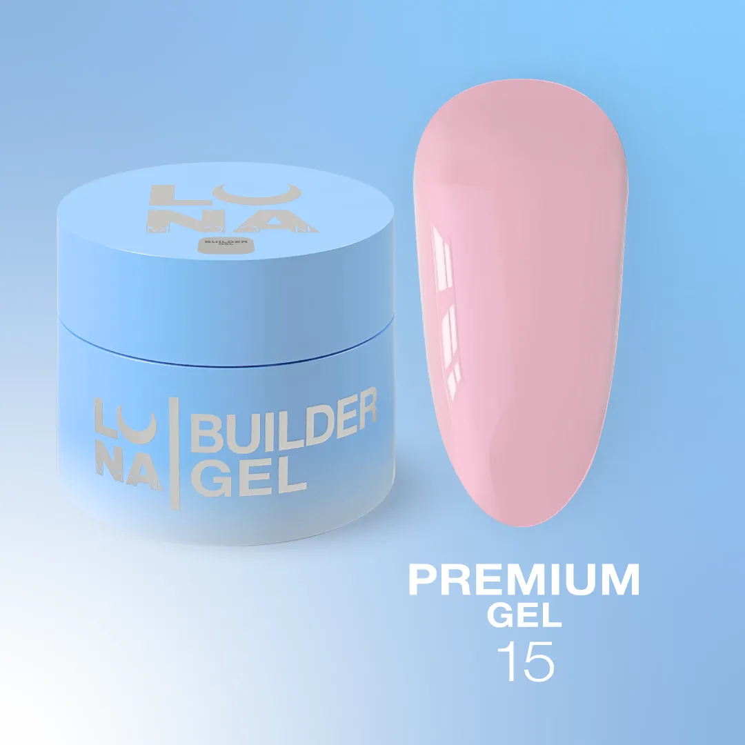 Lunamoon Гель для нарощування Premium Gel №15 (50ml), фото 1