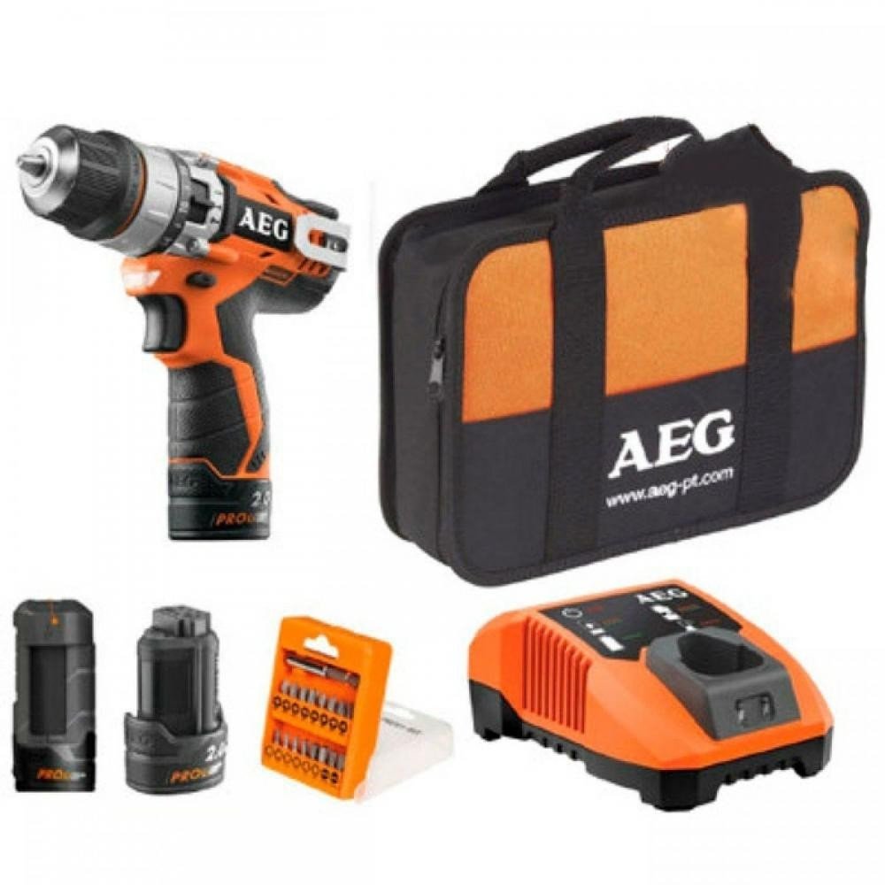 Акумуляторний дриль-шуруповерт AEG BS12G2 LI-152C