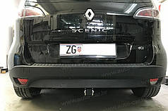 Фаркоп Renault Scenic III 2008-2016 (Рено Сценік 3) оцинкований Швидкознімний автомат на ручці