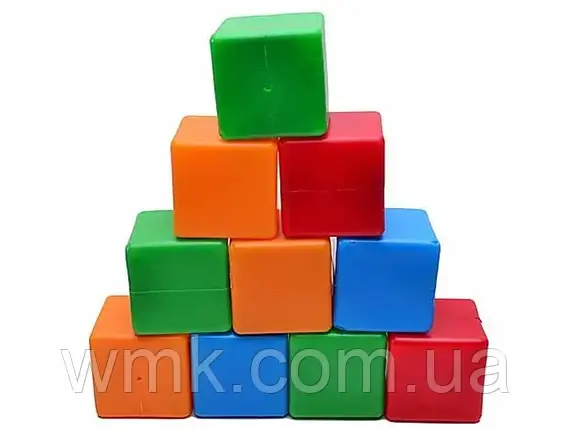 Кубики 12шт, Великі 021 Бамсик дитяча іграшка, фото 1