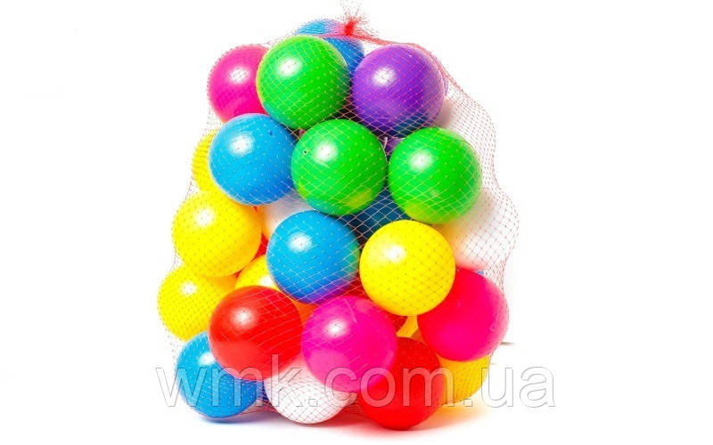 Кульки для басейну 8см 40шт 026 Бамсик дитяча іграшка