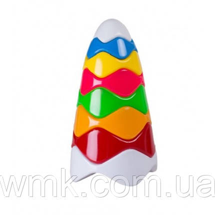 Пірамідка Волна4 Бамсик 1807 дитяча іграшка, фото 1