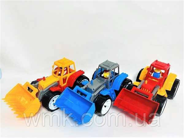 Трактор ківш кольоровий Бамсик 007 7 дитяча іграшка