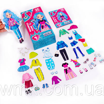 Гра настільна Магнітна одягалка VT3210 12 дитяча іграшка, фото 1
