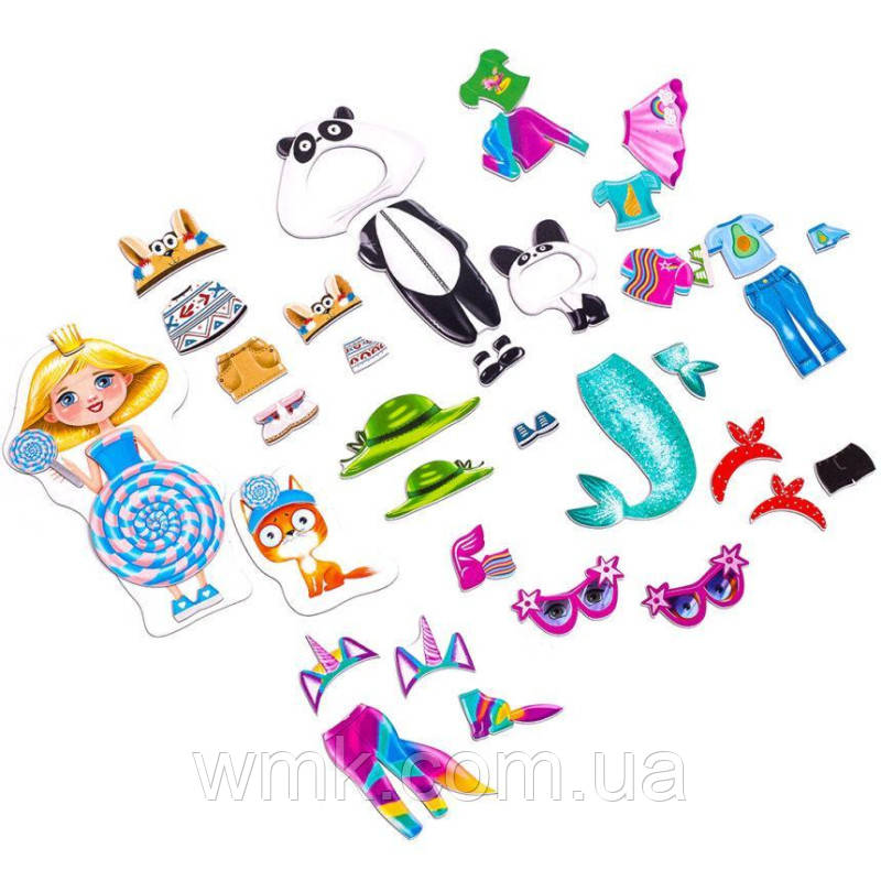 Гра настільна Магнітна одягалка VT3702 21 дитяча іграшка