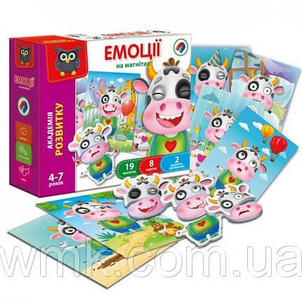 Гра настільна Магнітна Емоції VT5422 05 дитяча іграшка, фото 1