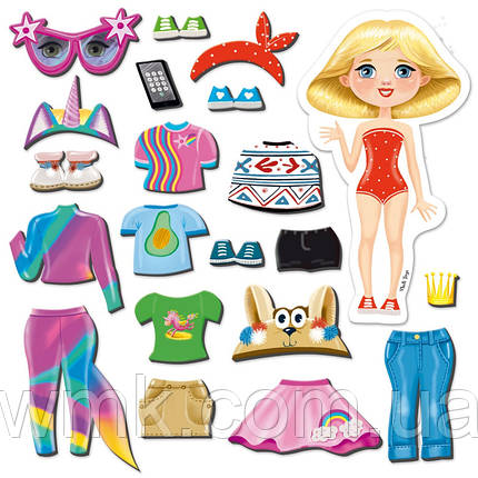 Гра настільна Магнітна Trendy girl VT3204 32 дитяча іграшка, фото 1