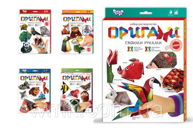 Набір для творчості Оригами Ор 01 01,02,03,04,05 дитяча іграшка, фото 1