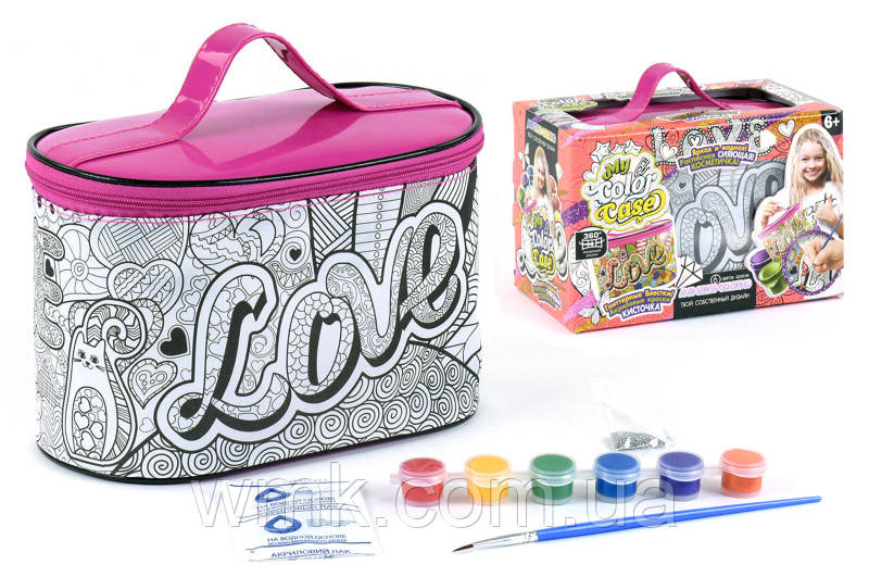 Набір креативної творчості My Color Case косметичка розмальовка, CОC 01 01   06 дитяча іграшка