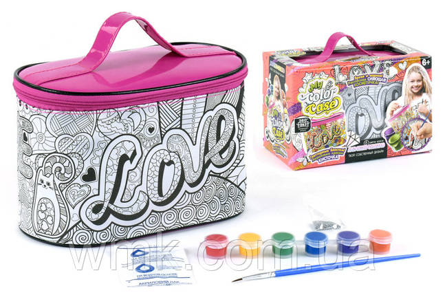 Набір креативної творчості My Color Case косметичка розмальовка, CОC 01 01 06 дитяча іграшка, фото 1