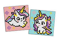 Набор с алмазной мозаикой на магнитной основе для детей 1044 Две однорожки 9x9см детская игрушка